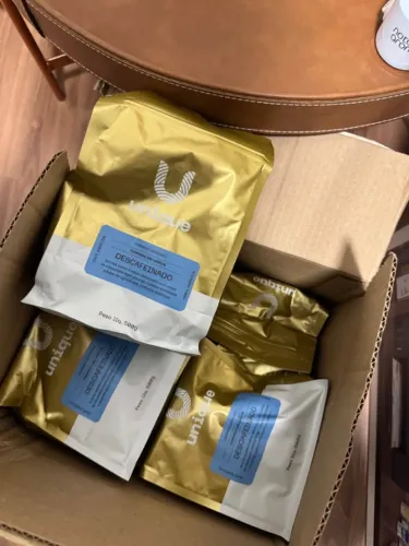 Café Torrado em Grãos Descafeinado Unique 500 Gramas
