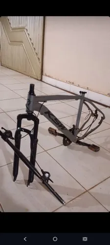 Quadro bicicleta aro 29 ksw tamanho 17