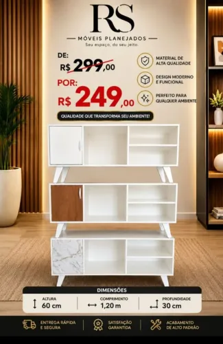 Rack de TV mdf