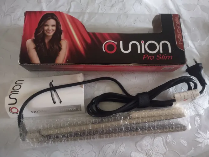 Prancha de cabelo profissional Nano titânio chapinha Slim 