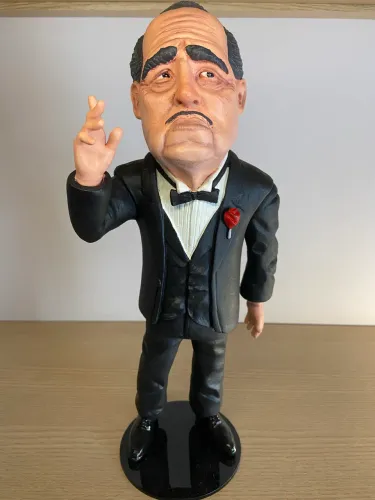 Don Vito Corleone (The Godfather - O Poderoso chefão) - estátua