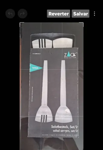 Pegadores de Salada inox ZACK