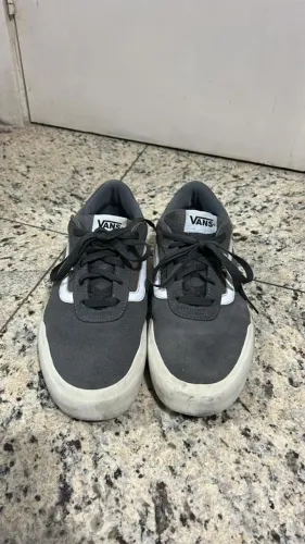 Tênis Vans Ward Original Cinza/Branco - Tamanho 40 - Em ótimo estado