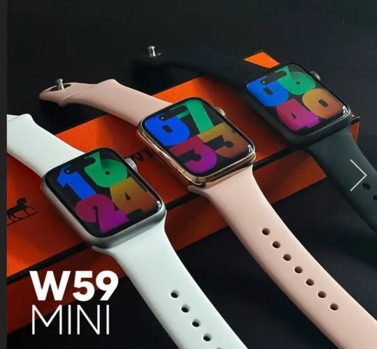 Smartwatch W59 Mini 41mm Faz e Recebe Ligações