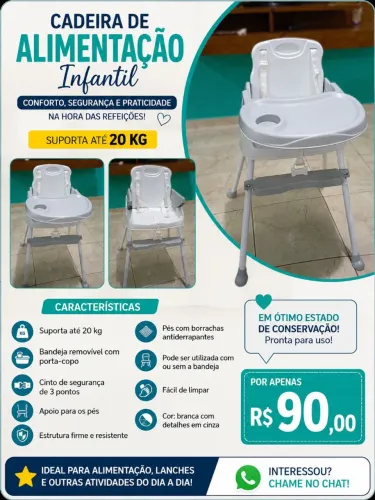 Cadeira de alimentação