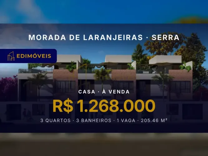 Casa 3 quartos na Morada de Laranjeiras, pronta para sua visita!