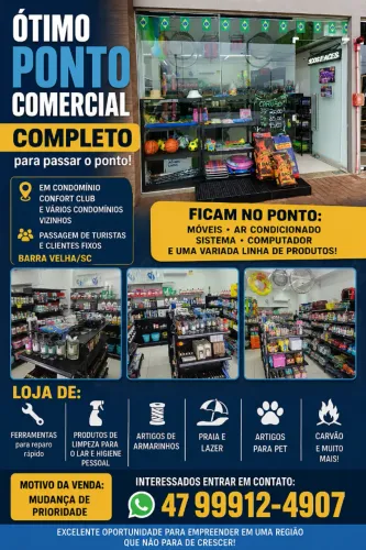 PASSO PONTO COMERCIAL BARRA VELHA SC