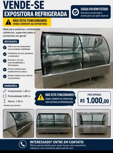 Somente expositora nao tem motor