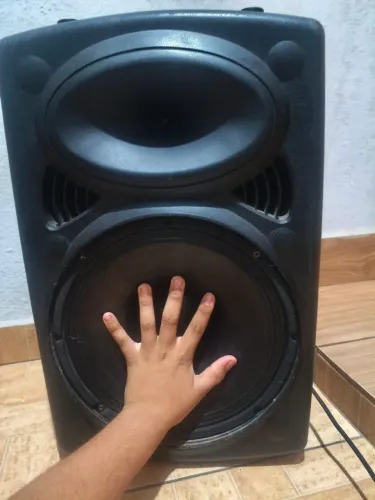 Caixa de som Bluetooth grande cam alto falante de 12 polegadas