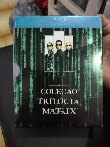 Box blu-ray disc coleção trilogia Matrix