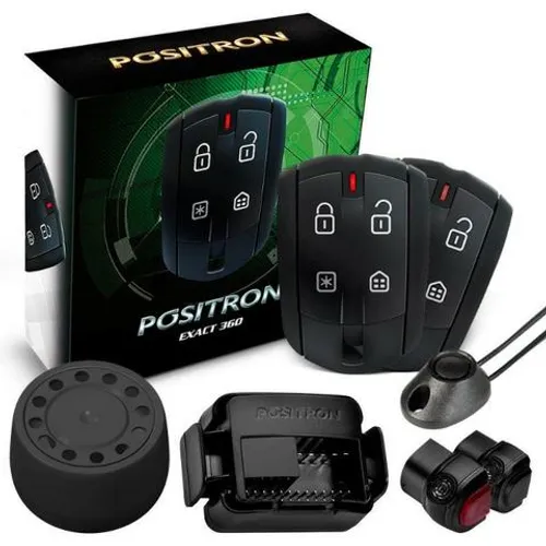 Alarme automotivo Positron Cyber Exact 360 Novo 2 controles Universal 3 anos de garantia