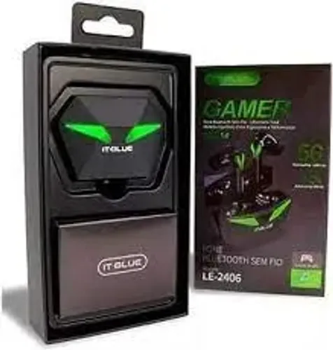 (NOVO) Fone Gamer Bluetooth LE-2406
