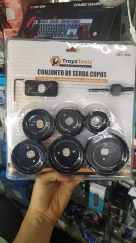 Conjunto Serra Copos(Honestidade e Qualidade Distribuidora JK Eletrônicos)