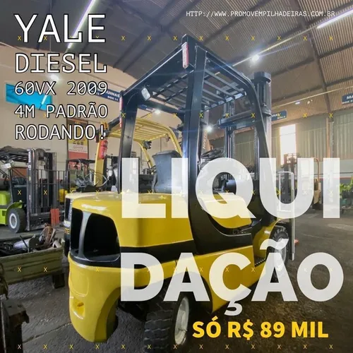 Empilhadeira Yale 60VX 3t diesel 2010 