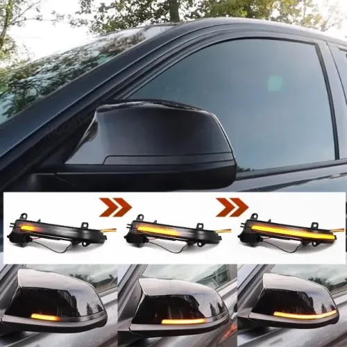 Par Pisca Sequencial do Retrovisor Bmw 116i 118i 120i 320i 328i 335i 2013 a 2018 F20 F30