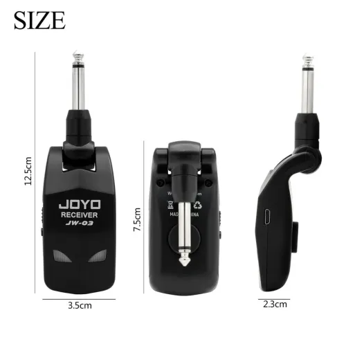 Transm/Rec Joyo JW 03 sem fio profissional para instrumentos violão guitarra