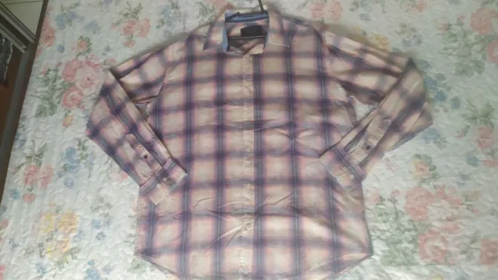 Camisa masculina xadrez - Tam M