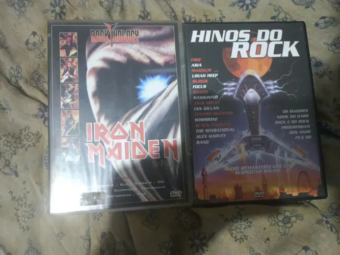 DVDs de Rock - Iron Maiden e Hinos do Rock
