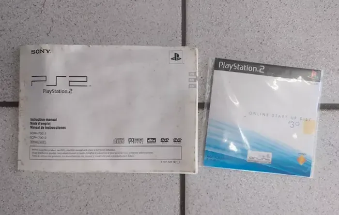 Manual Playstation Ps2 Original Scph-70011 E Cd Start Up