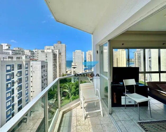 Praia das Pitangueiras, Guarujá, Vista mar, Perto da praia, 4 dormitórios (1 suíte), Sala 