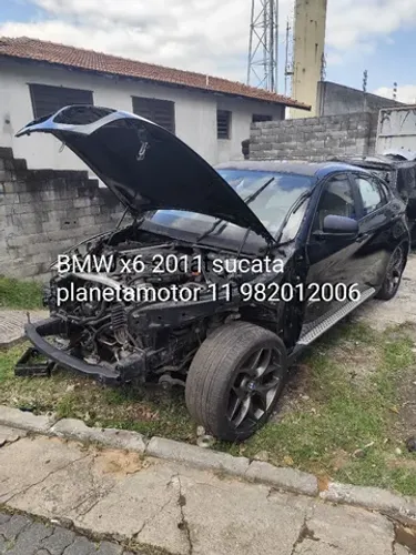 BMW x6 sucata para venda de peças.motor câmbio módulos para choque portas ...