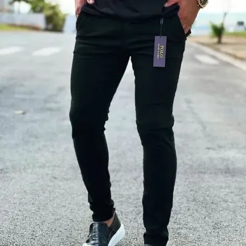 Calça de sarja Polo Ralph Lauren e Boss