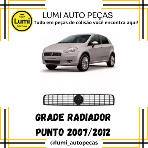 Grade Radiador Punto 2007/2012 - NOVO