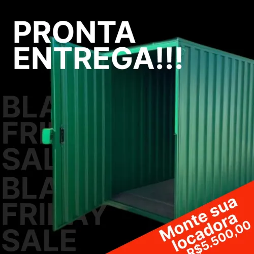 Container depósito locadora obra 