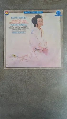 Disco vinil Opera Madama Butterfly de Puccini