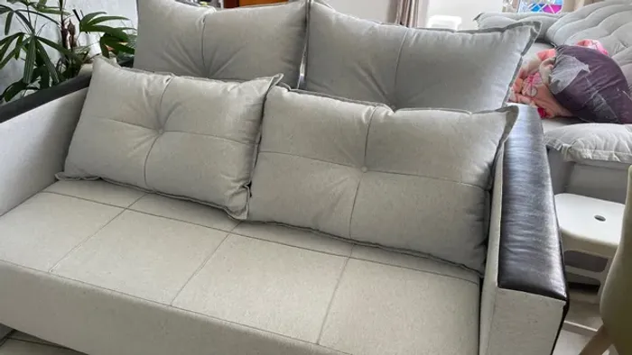 Sofá Cama Novita Boucle [160m] Novíssimo