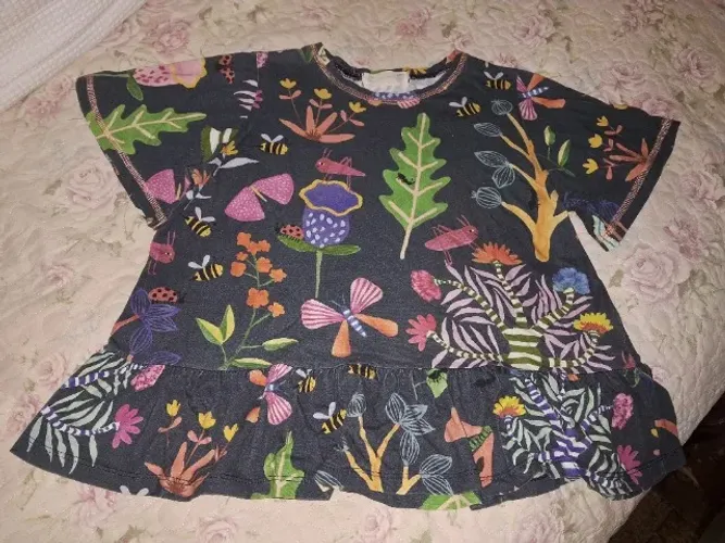 Blusa de Malha Infantil Fábula - Tamanho 10 Anos