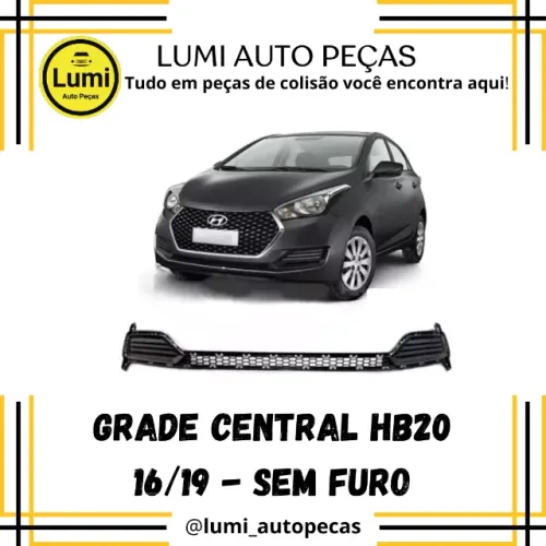 Grade Central HB20 16/19 S/Milha - NOVO
