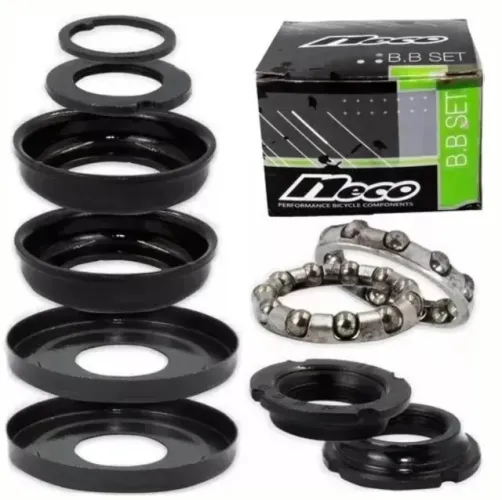 Movimento Central Neco 45mm Zincado Com Colar Para Monobloco 9943