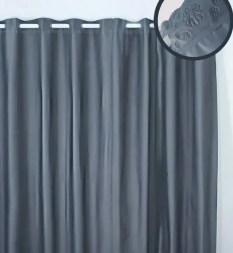 Cortinas blackout cinza