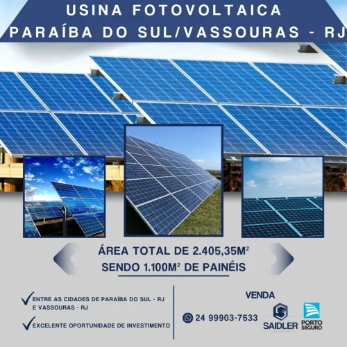Vendo usina fotovoltaica interior do estado do RJ