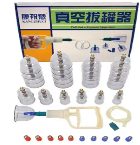 * Kit com 24 Ventosas Magnetos Puxador Massageador Estética z104 