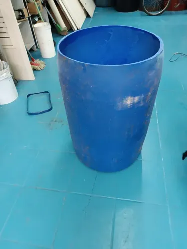 Tambor plástico tampa removível 200 litros 