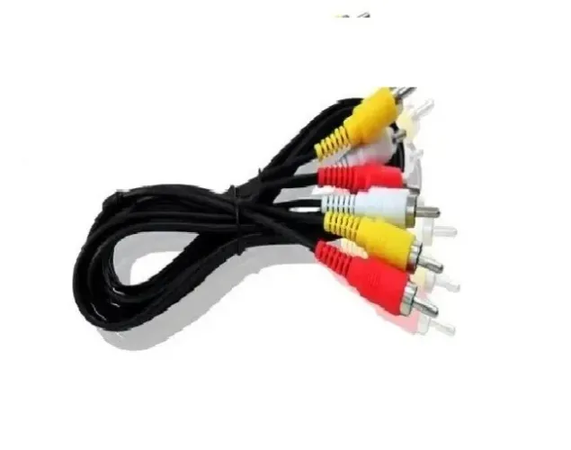 Cabo Audio/video Macho Rca semi novo