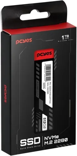 Ssd pcyes 1Tb M.2 2280 Nvme - leitura 2289MB Gravação 1650MB/S