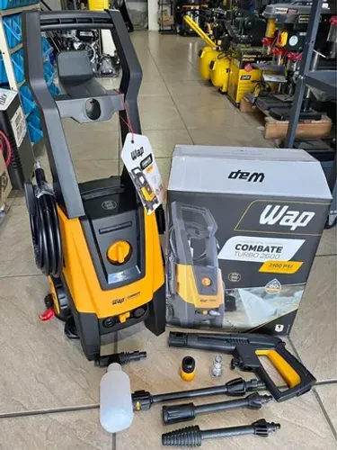  Lavadora de Alta Pressão Indução 1700W 2100 PSI Profissional - Wap Combate Turbo