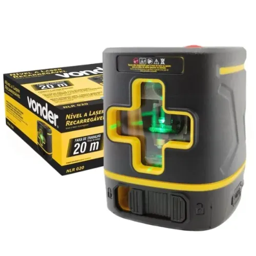 Nível A Laser Recarregável 20 Metros Modelo Vonder - Fazemos Entregas!