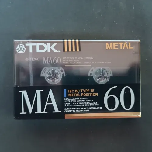 Fita K7 TDK MA60 Metal - Colecionador