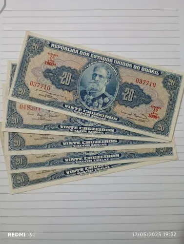 Moedas antigas do Brasil - 20 cruzeiros