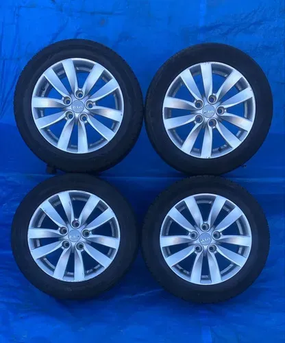 Jogo De Rodas Aro 16 Kia Cerato 2014 2015 2016 Preto