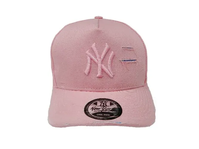 Bone rasgadinho Aba reta e curva NY New York Yankees Destroyed - Promoção