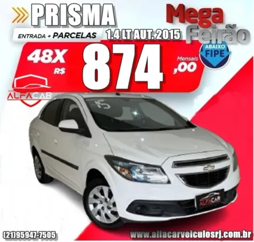 PRISMA AUT. 1.4 LT 2015(VALOR REAL!!!)