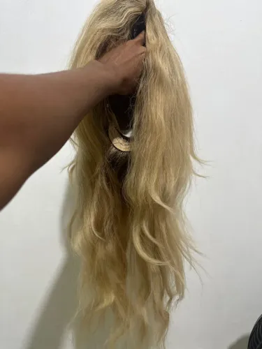 Lace front humana Loiro 65 cm 