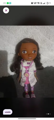 boneca original doutora brinquedos