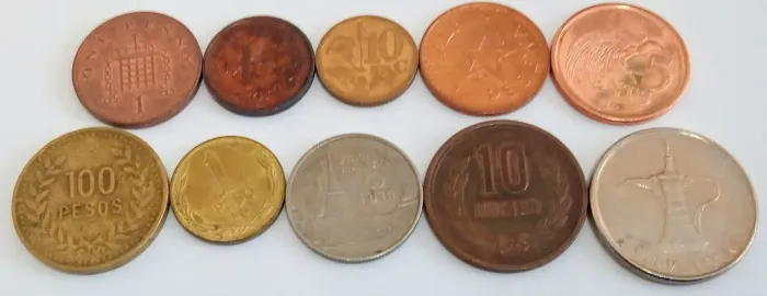 Moedas Antigas - Coleção Diversificada