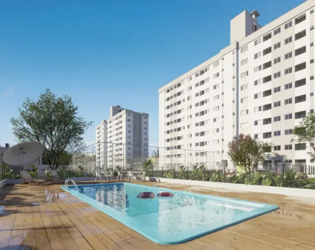 BARBADA Apto HomeClub 2 dorm 1 suíte SOL DA MANHÃ região Santa Luzia Criciúma ACEITA carro